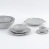 Hot Flamant Alanah, Tasse Et Soucoupe, Ceramique, Gris, 150Ml