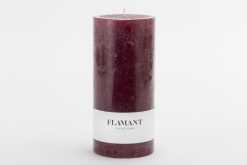 Clearance Flamant Beth, Bougie, Couleur Rouge Balmoral, 9X20Cm