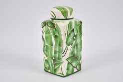 Clearance Flamant Judor, Potiche, Vert/Blanc