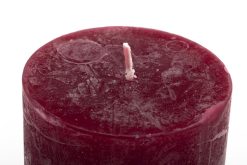 Hot Flamant Beth, Bougie, Couleur Rouge Balmoral, 7X15Cm