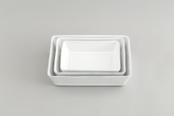 Wholesale Flamant Jille, Plat A Four, Ceramique, Blanc, 35Cm