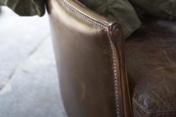 Online Flamant Melbury, Fauteuil Club, Marron Fonce, Cuir
