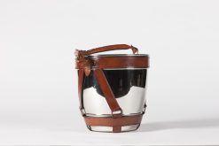 New Flamant Manhattan, Refroidisseur A Vin, Poignee En Cuir Marron