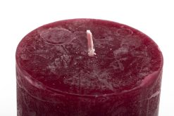 Clearance Flamant Beth, Bougie, Couleur Rouge Balmoral, 9X20Cm