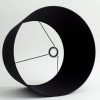 Online Flamant Lindro, Abat-Jour, Noir, Cylindre, 50 Cm