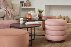New Flamant Lucas, Pouf, Rotatif, O 40, Rose
