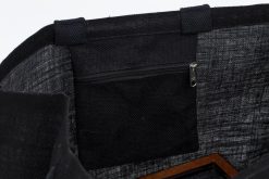 Wholesale Flamant Sac Flamant, Sac Shopping, Jute, Noir