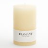 Wholesale Flamant Beth, Bougie, Couleur Creme, 9X15Cm