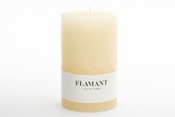 Wholesale Flamant Beth, Bougie, Couleur Creme, 9X15Cm