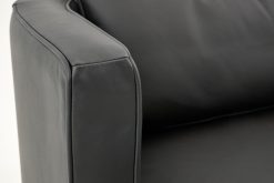 Online Flamant Nelia, Fauteuil, Cuir Noir, Rotatif