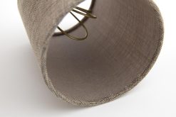 Best Flamant Clips, Abat-Jour, Naturel Et Gris, Cylindre, 10 Cm