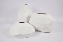 Hot Flamant Belinda, Vase, Ceramique, Blanc, Modele 1