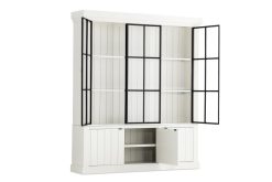 Wholesale Flamant Iron Jason, Armoire, Blanc, 3 Portes En Fer