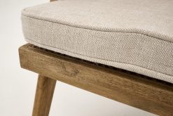 Best Flamant Bruno, Fauteuil, Chene, Roseau, Avec Coussin