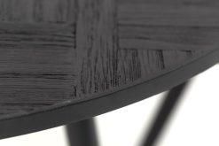 Clearance Flamant Robyn, Table Basse, Teck Recupere, Ronde, Ensemble De 2