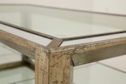 New Flamant Mitchell, Table Basse, Rectangulaire, Verre Miroir Et Bois, 160X80