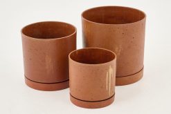 Online Flamant Gregg, Jardiniere, Rouille, Avec Soucoupe, S