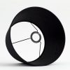 Clearance Flamant Lindro, Abat-Jour, Noir, Cylindre, 30 Cm