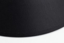 Clearance Flamant Circum, Abat-Jour, Noir Et Or, Conique, 23 Cm