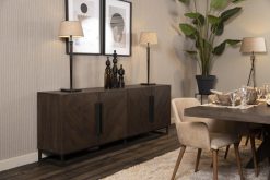 Hot Flamant Woodsen, Deco, Bois, Noir, M