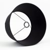 New Flamant Lindro, Abat-Jour, Noir, Cylindre, 40 Cm