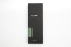 New Flamant Nell, Bougie De Table, Couleur Vert Olive, Lot De 4