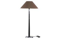 Hot Flamant Gordes, Lampe A Poser, Noir, Aluminium, H 78 Cm