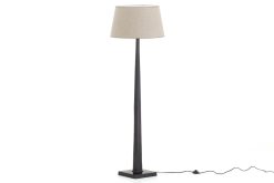 Clearance Flamant Gordes, Lampadaire, Noir, Aluminium