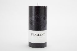 New Flamant Beth, Bougie, Couleur Noir, 7X15Cm