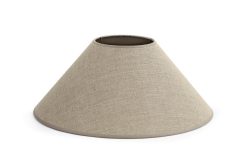 Clearance Flamant Circum, Abat-Jour, Naturel Et Argent, Conique, 45 Cm