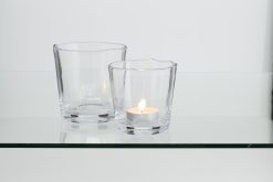 New Flamant Nali, Photophore, Souffle A La Bouche, Verre, 14 Cm