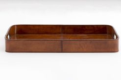 Hot Flamant Manhattan, Plateau, Cuir Marron