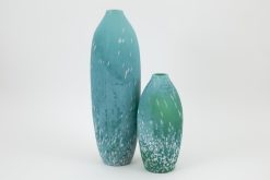 Wholesale Flamant Dego, Vase, Verre, Turquoise, L