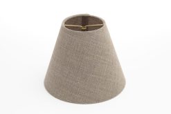Clearance Flamant Clips, Abat-Jour, Naturel Et Gris, Conique, 14 Cm