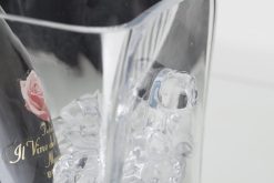 Hot Flamant Lucy, Refroidisseur De Champagne, Verre, Carre