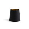 Wholesale Flamant Clips, Abat-Jour, Noir Et Or, Cylindre, 10 Cm