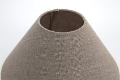 Hot Flamant Circum, Abat-Jour, Naturel Et Gris, Conique, 55 Cm
