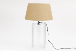 New Flamant Cypri, Lampe De Table, Verre, Noir, L