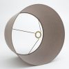 Clearance Flamant Lindro, Abat-Jour, Naturel Et Gris, Cylindre, 50 Cm