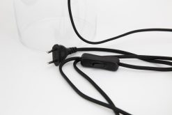 Online Flamant Cypri, Lampe De Table, Verre, Noir, S