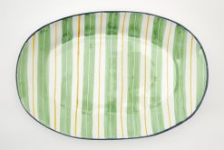 New Flamant Nanna, Assiette De Service, Vert, Ovale