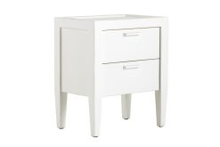 New Flamant Cape Cod, Table De Chevet, Bois De Pin, Blanc