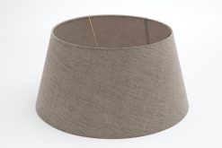 Clearance Flamant Lindro, Abat-Jour, Naturel Et Gris, Cylindre, 40 Cm