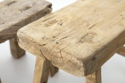 Hot Flamant Paton, Tabouret, Bois Recycle