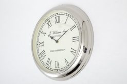 Hot Flamant Walters, Horloge Murale, Nickel