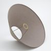 Hot Flamant Circum, Abat-Jour, Naturel Et Gris, Conique, 45 Cm