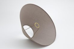 Hot Flamant Circum, Abat-Jour, Naturel Et Gris, Conique, 45 Cm
