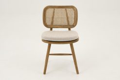 Best Flamant Lynn, Chaise, Chene, Roseau, Avec Coussin