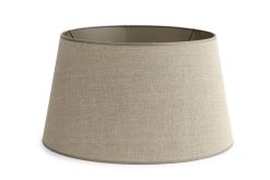 Hot Flamant Lindro, Abat-Jour, Naturel Et Argent, Cylindre, 50 Cm