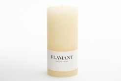 New Flamant Beth, Bougie, Couleur Creme, 7X15Cm